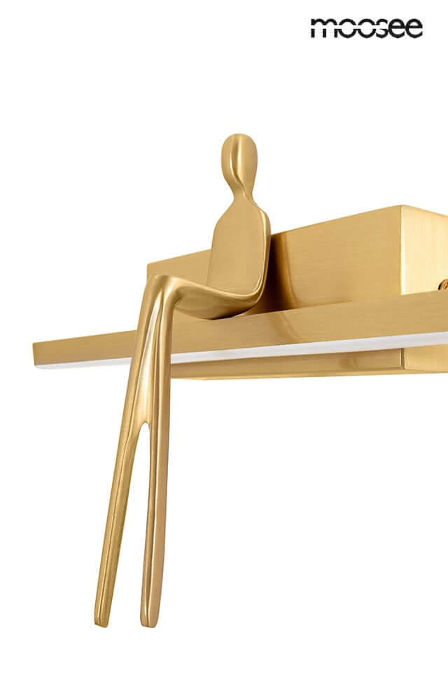 Nástenná lampa pre chlapca zlatá