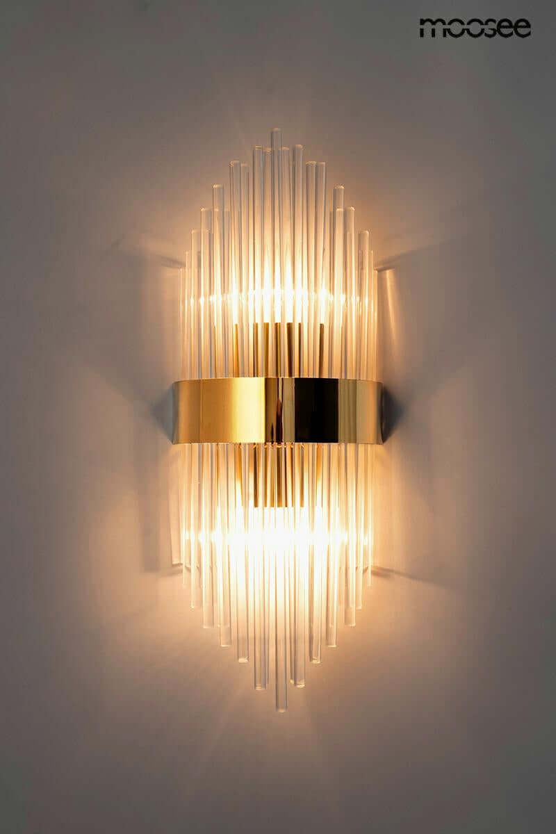 Nástenná lampa Florens S zlatá