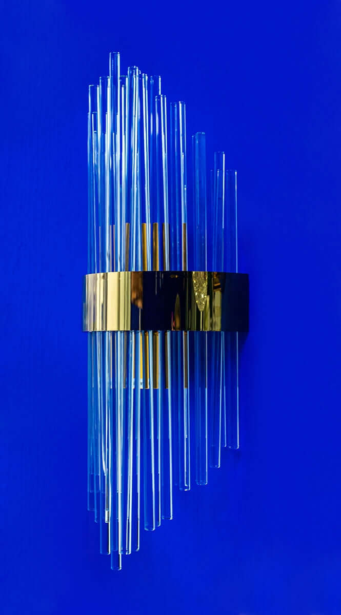 Nástenná lampa Florens S zlatá