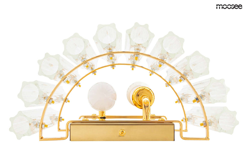 3. Nástenná lampa Palace zlatá