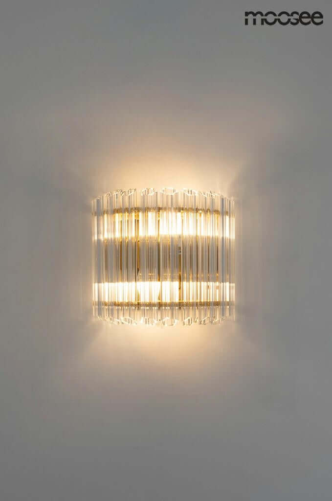 3. Nástenná lampa Palace zlatá