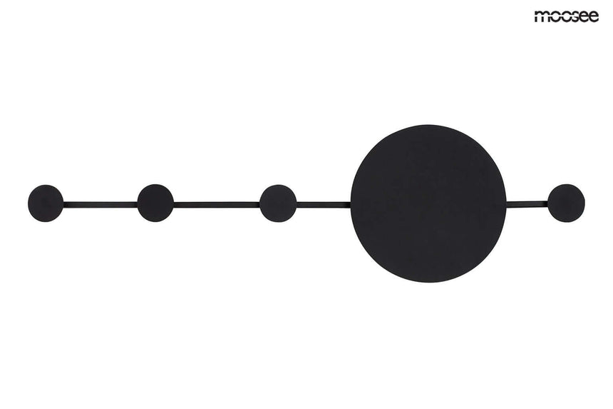 17. Nástenná lampa Shadow Hang s vešiakom, čierna