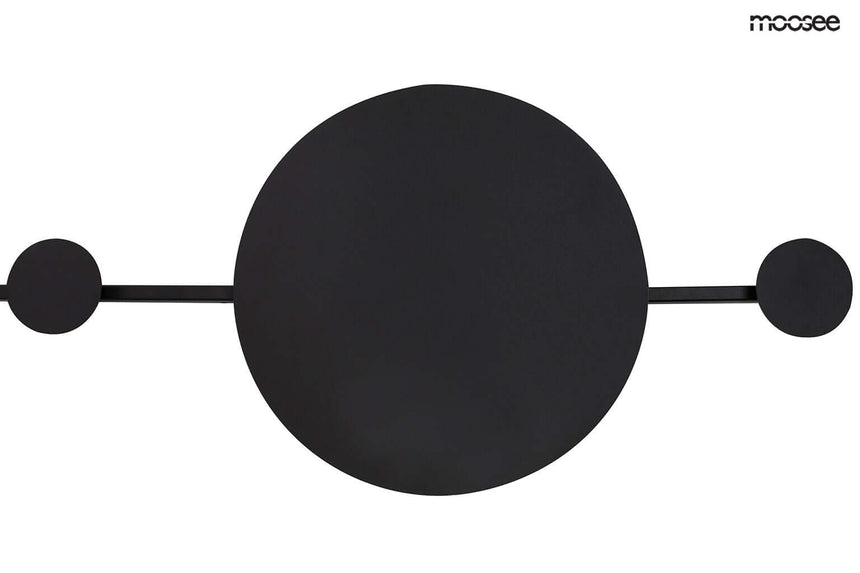 17. Nástenná lampa Shadow Hang s vešiakom, čierna