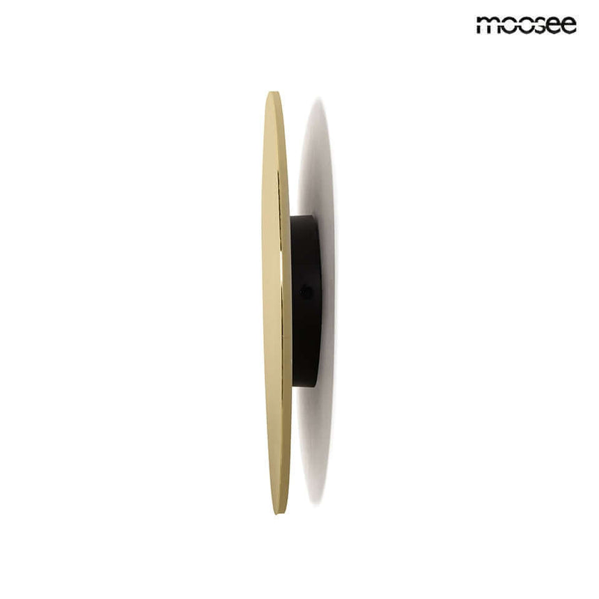 Nástenná lampa Shadow Sun 25 zlatá