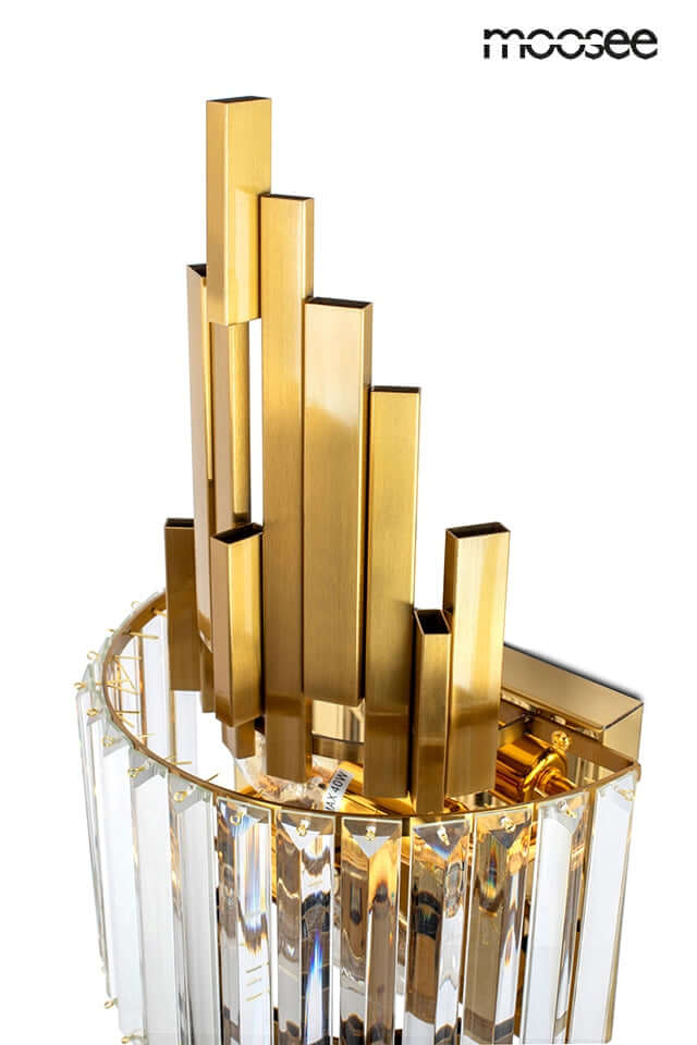 Nástenná lampa Towers zlatá