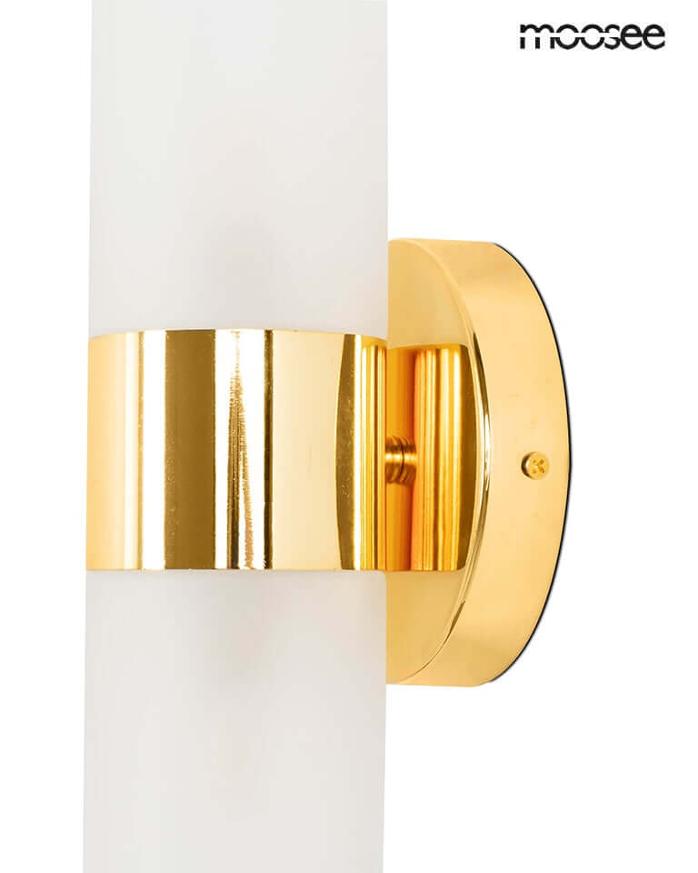 Nástenná lampa Tuburi zlatá