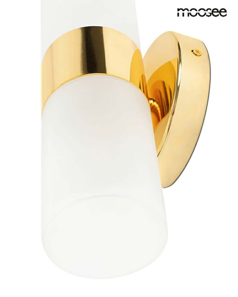 Nástenná lampa Tuburi zlatá