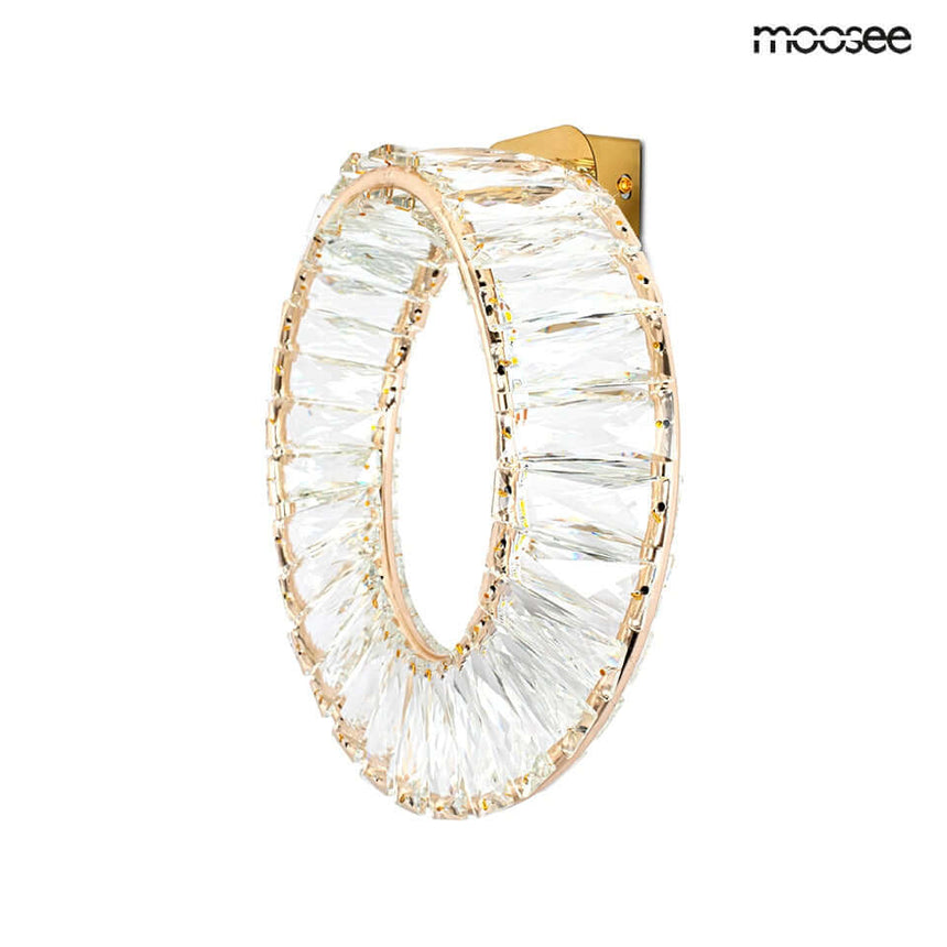 Nástenná lampa Wave zlatá