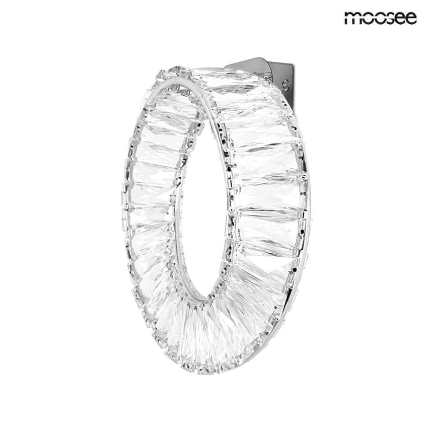 Nástenná lampa Wave chróm