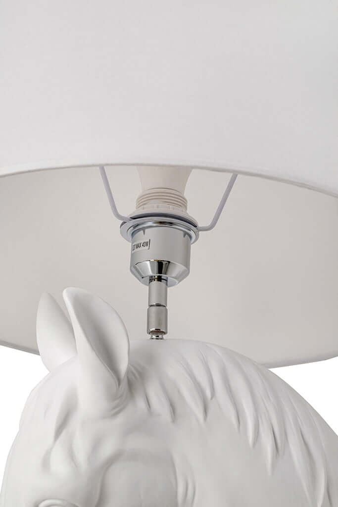 Stojacia lampa GOAT Horse Stand M biela – sklolaminát