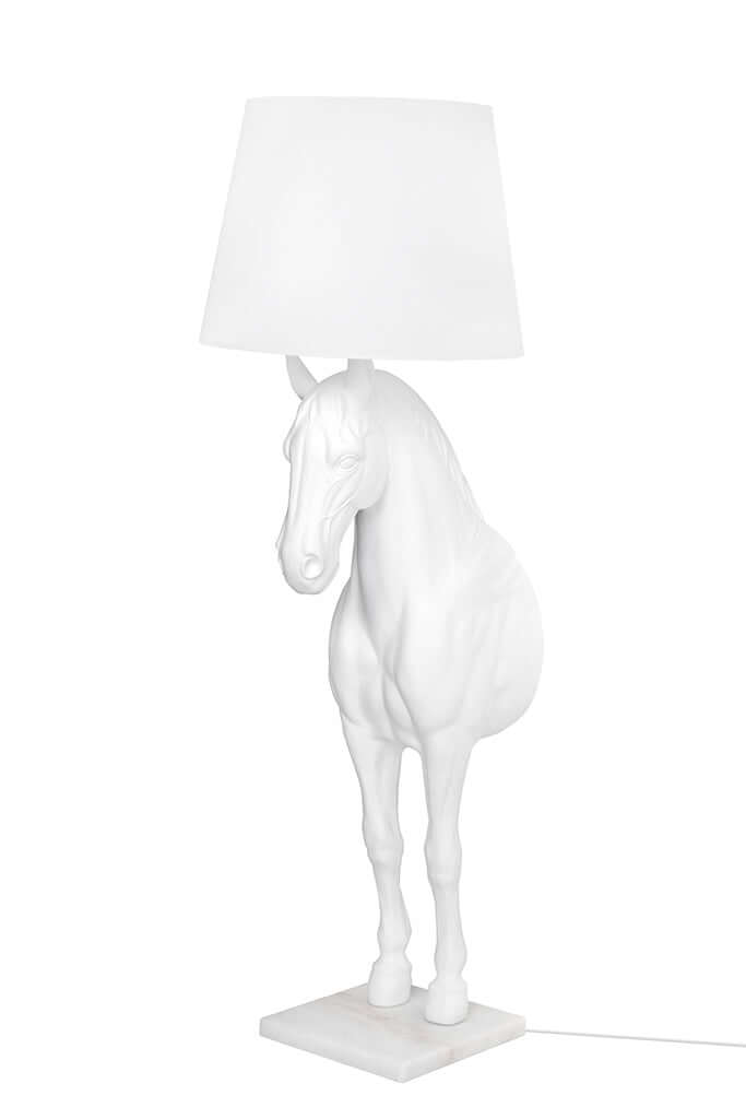 Stojacia lampa GOAT Horse Stand S biela – sklolaminát