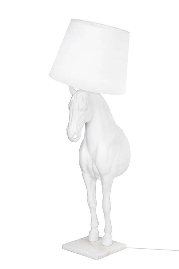 Stojacia lampa GOAT Horse Stand S biela – sklolaminát