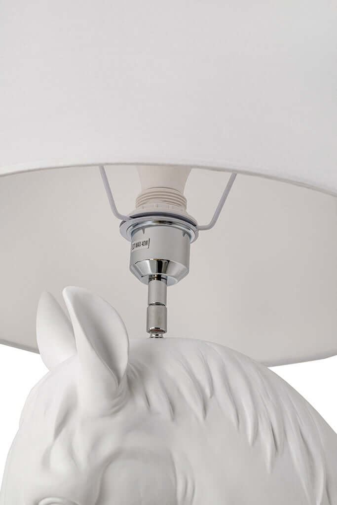 Stojacia lampa GOAT Horse Stand S biela – sklolaminát