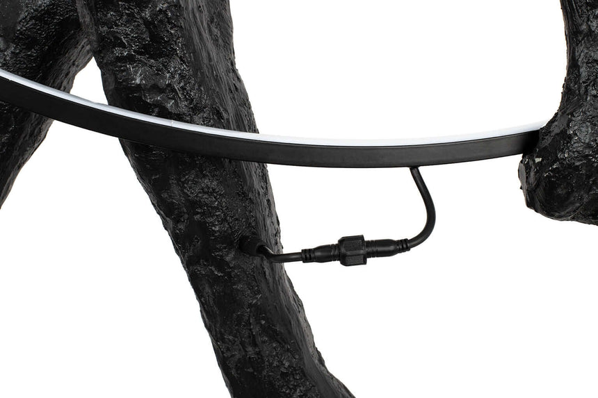 Stojacia lampa Human Round – sklolaminát