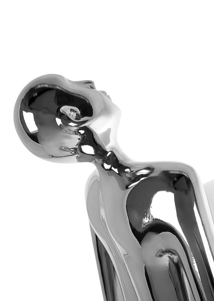 Stojacia lampa Human Silver Premium