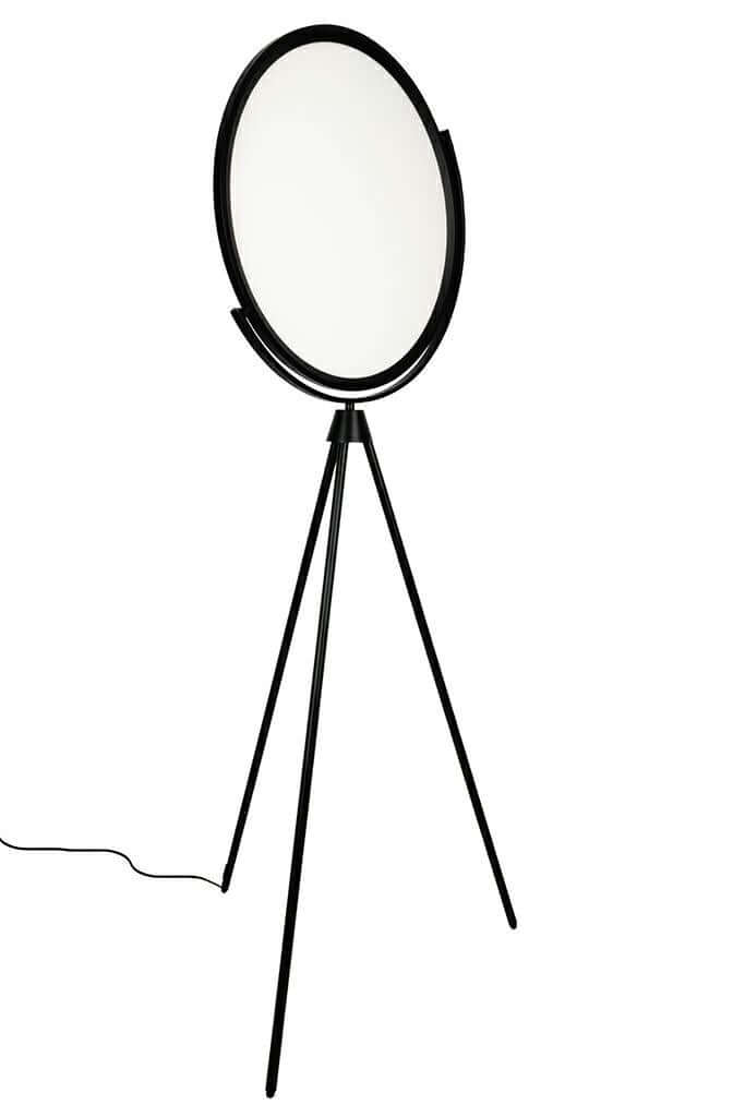 Stojacia lampa Moon Floor – kovová, akrylová