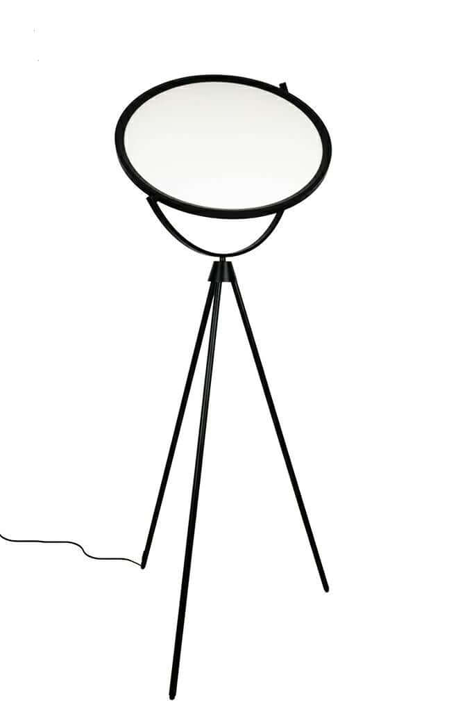 Stojacia lampa Moon Floor – kovová, akrylová