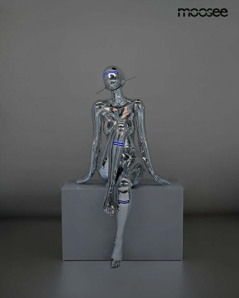 Socha / stojaca lampa Cyber Woman