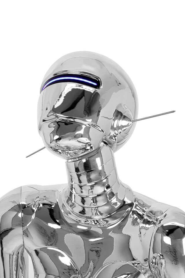 Socha / stojaca lampa Cyber Woman