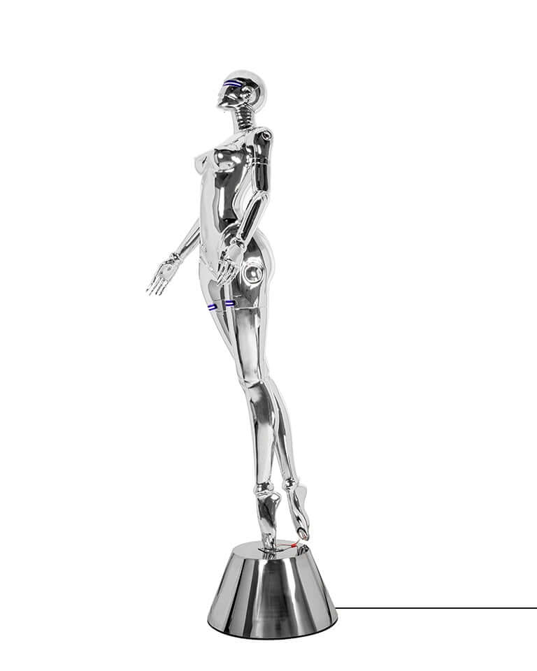 Stojan Cyber Woman – stojaca lampa / socha