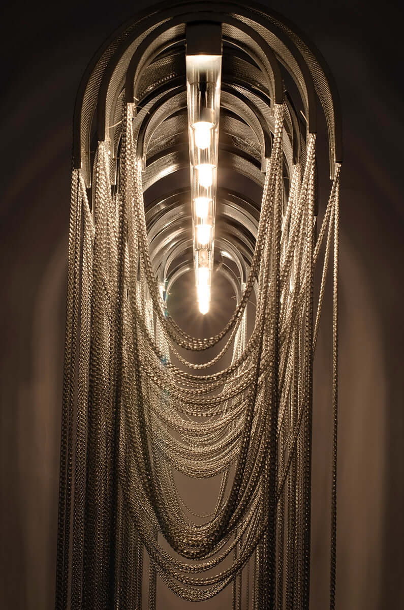 Závesná lampa Cadena