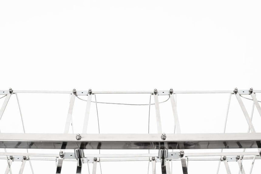 Závesná lampa Constellar – LED, brúsená oceľ