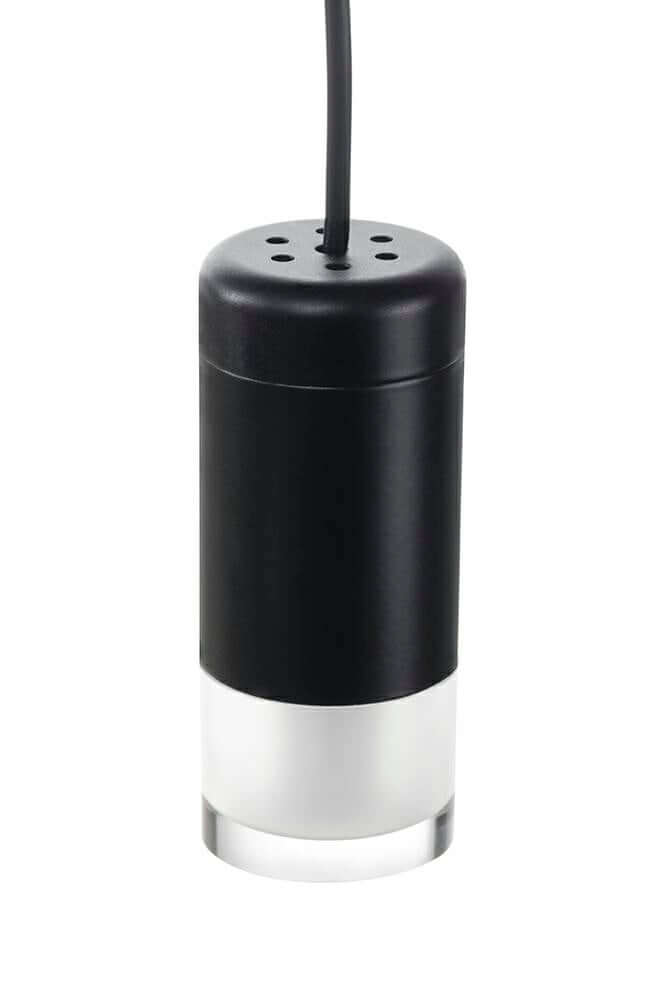 Závesná lampa Flusso 43 čierna