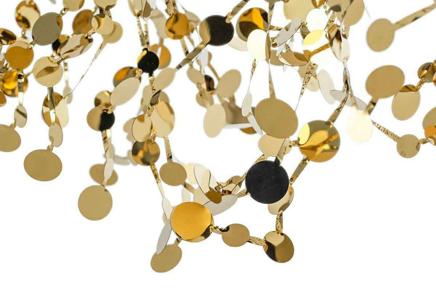 Závesná lampa Monete Single Gold – kov