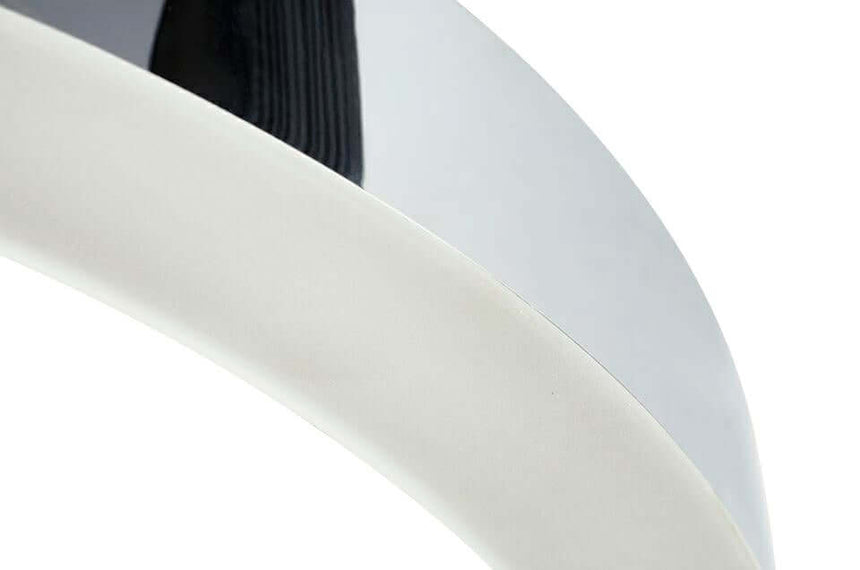 Závesná lampa Ring 100 strieborná – LED, leštená oceľ