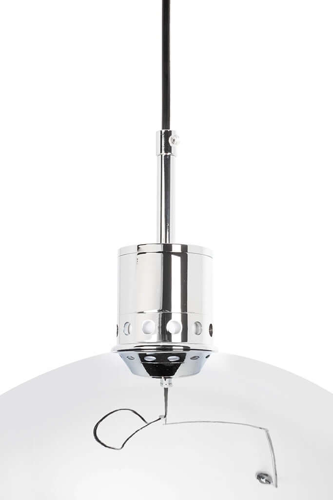 Závesná lampa Rota 360, chrómovo-strieborná