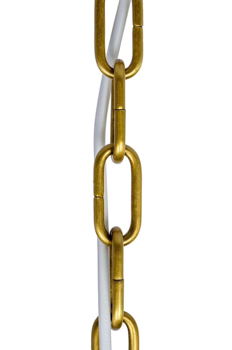 Závesná lampa Vice mosadz – kov, sklo