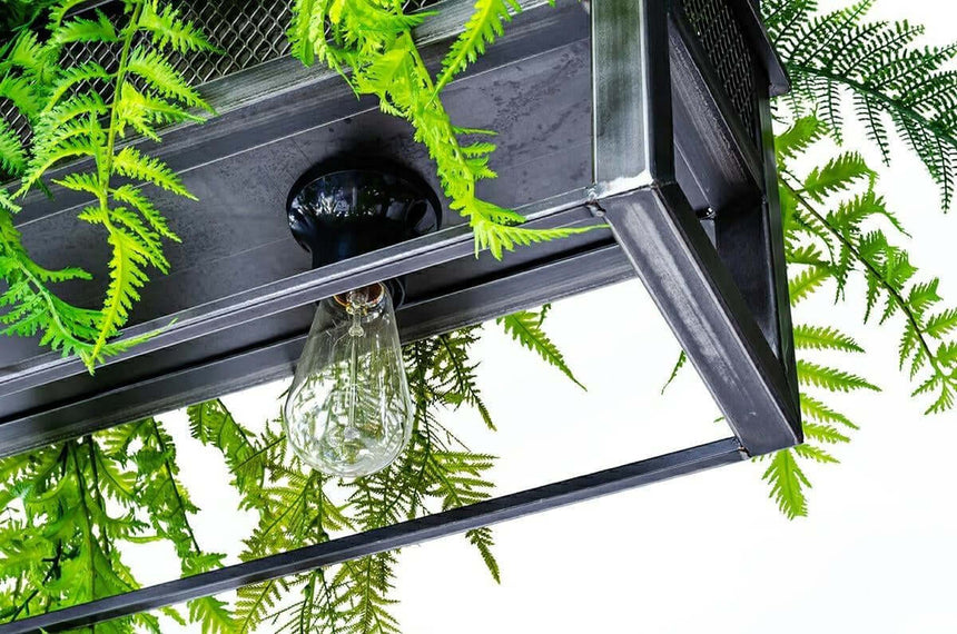 Závesná lampa Semira 180 v priemyselnom štýle / kvetinový štýl