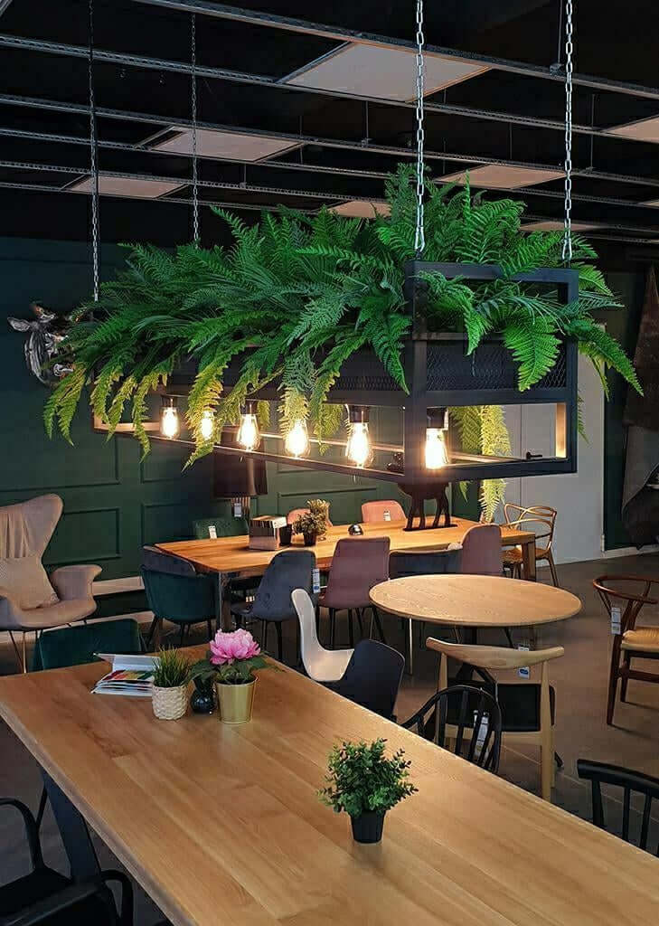 Závesná lampa Semira 180 v priemyselnom štýle / kvetinový štýl