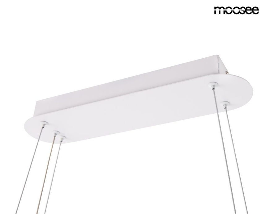 Mazaya függőlámpa fehér – LED, fém, műanyag