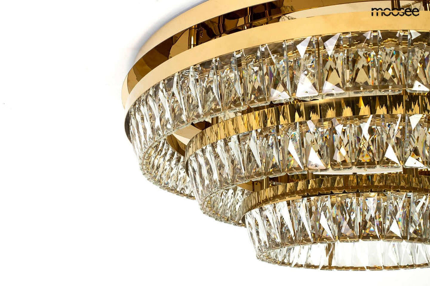 Stropná lampa Savoy 3 zlatá