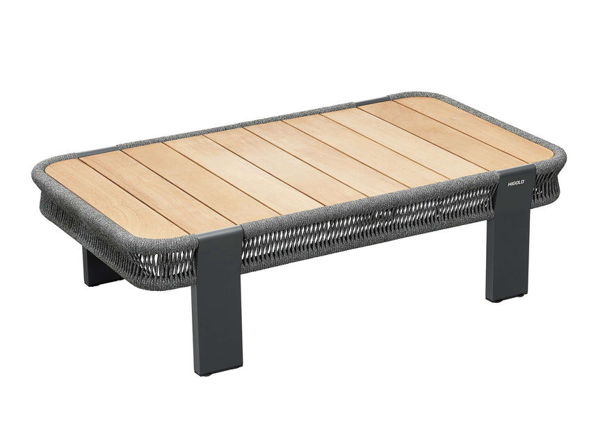 5-miestna záhradná rohová sedacia súprava Higold Borromeo, antracitová