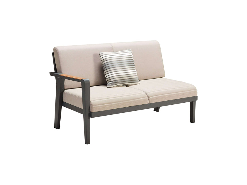 Higold Emoti - 5-miestna rohová sedacia súprava v čiernej farbe