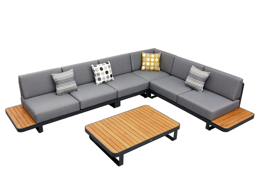 5-miestna záhradná rohová súprava Higold New Polo