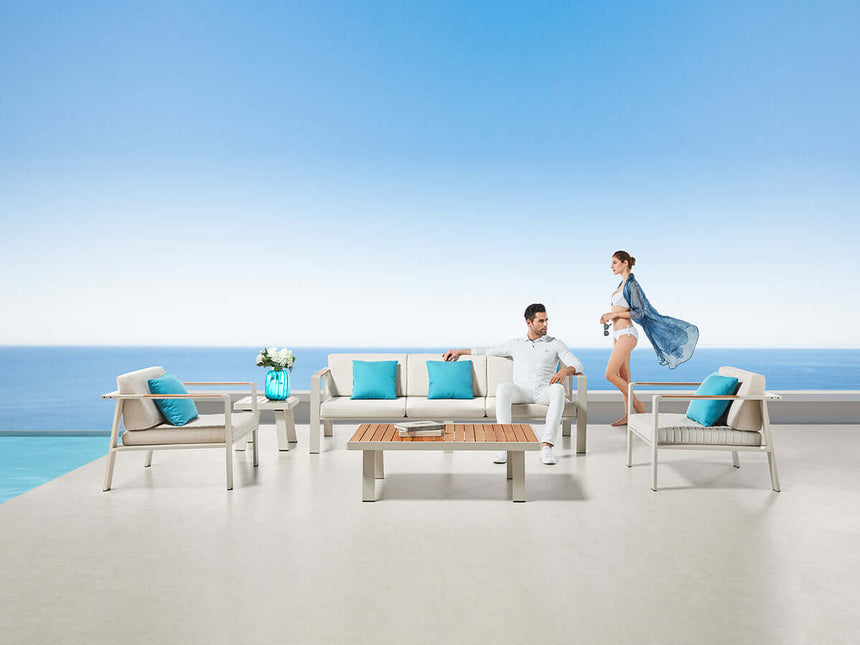 Higold Nofi - 5-miestna záhradná pohovka, béžová