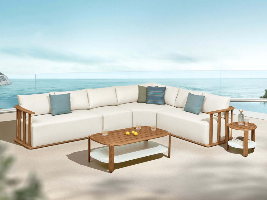 5-miestna záhradná rohová sedacia súprava Higold Pallisad