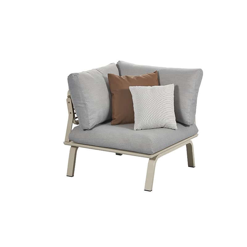 5-miestna záhradná rohová sedacia súprava Higold Punto, béžová