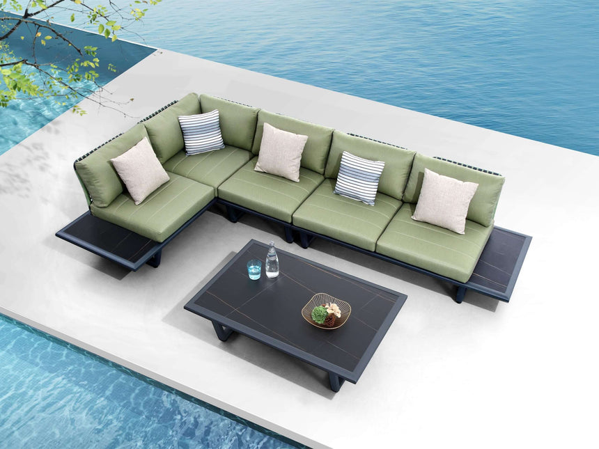 5-miestna záhradná rohová sedacia súprava Higold Sophia