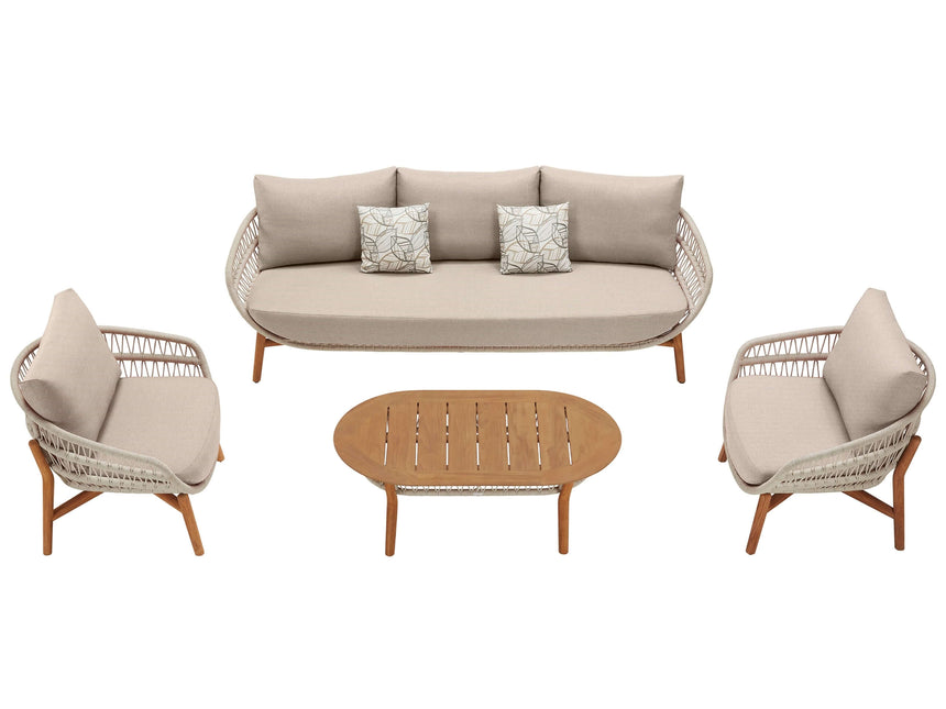 5-miestna záhradná sedacia súprava Higold Vasca, béžová