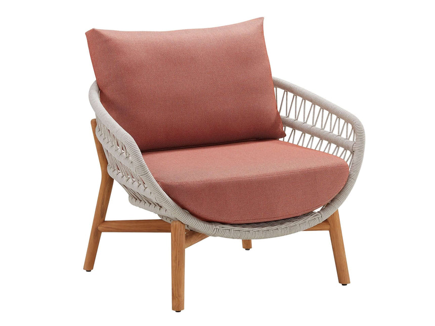 5-miestna záhradná sedacia súprava Higold Vasca, koralová farba