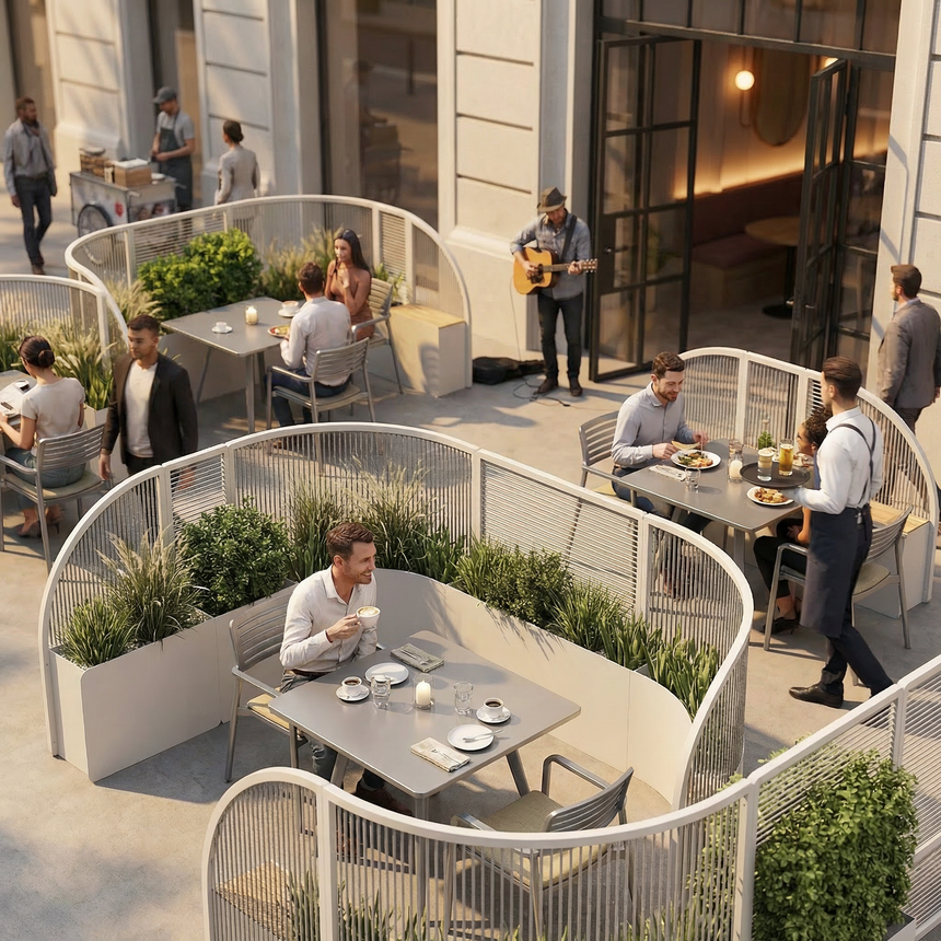 Vonkajší paraván Higold Lilia VI.