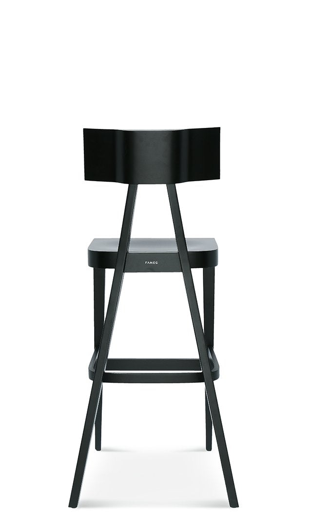 Drevená Akka BST-0336 – moderná cateringová barová stolička