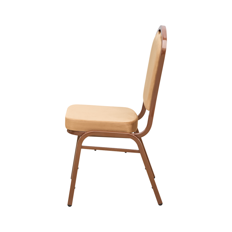 Music Rumba bankettszék oldalnézetben, háttámlai fogantyúval