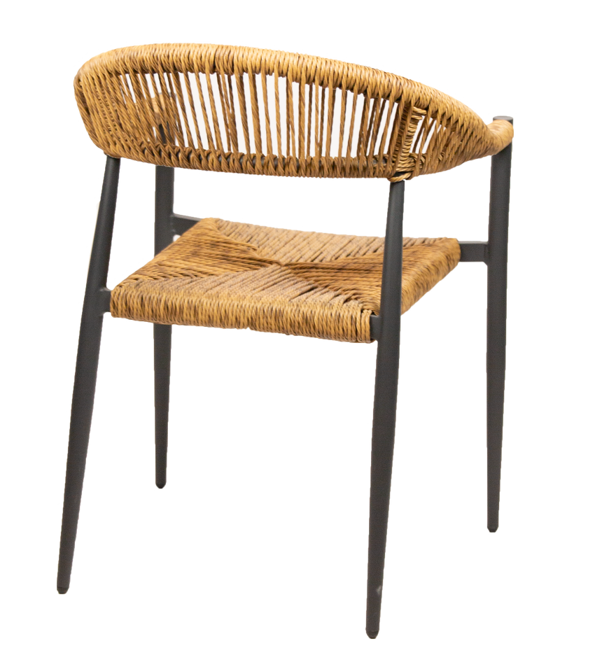 Záhradná stolička Jonah, prírodná farba