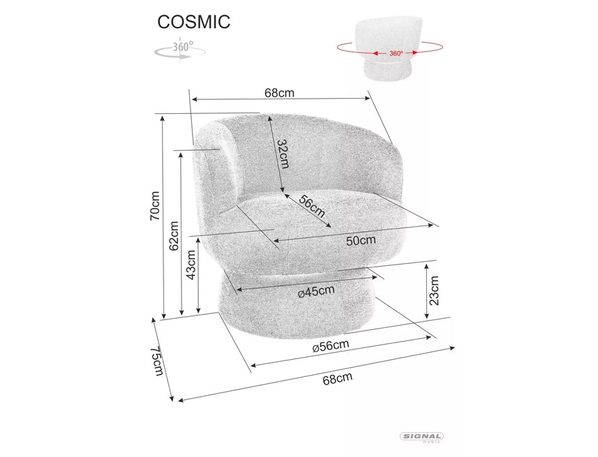 Kreslo Cosmic Raven II.