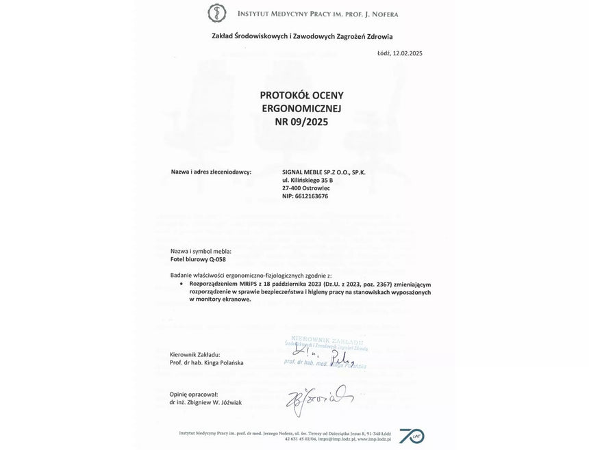 Kancelárska stolička Q-058